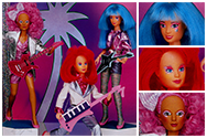 The Holograms 4005, Aja, Kimber, and Shana 1986 -- images from 1986 Hasbro Toy Fair Catalog