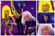 The Misfits 4010, Pizzazz, Stormer, and Roxy 1987 -- images from 1987 Hasbro Toy Fair Catalog
