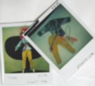 Polaroids of Early Video prototypes